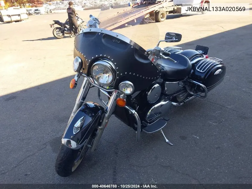 2003 Kawasaki Vn1500 L VIN: JKBVNAL133A020569 Lot: 40646788