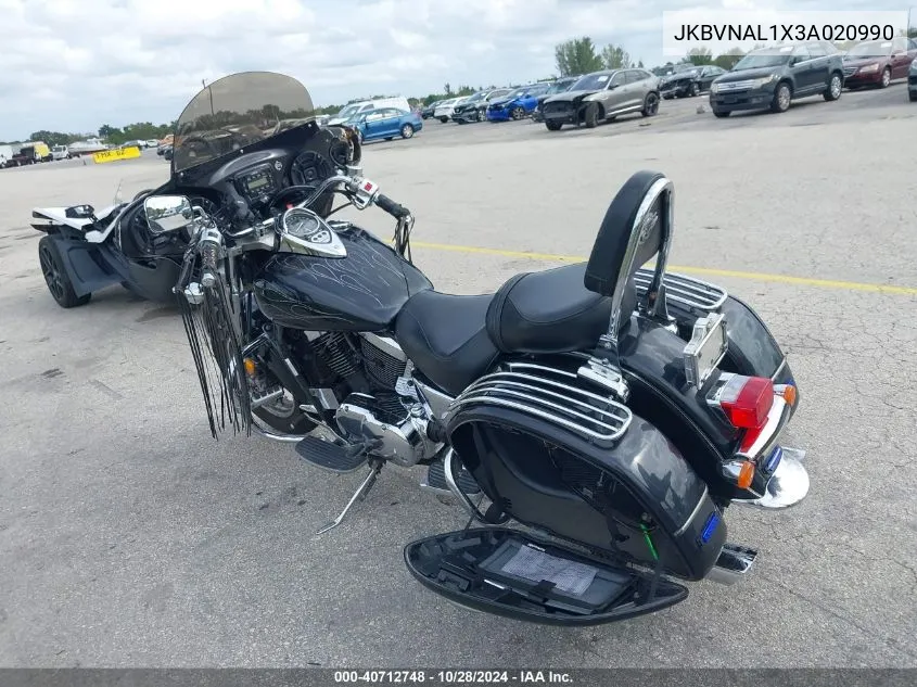 2003 Kawasaki Vn1500 L VIN: JKBVNAL1X3A020990 Lot: 40712748