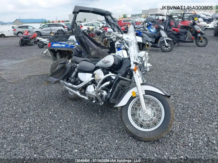 2006 Kawasaki Vn1500 T VIN: JKBVNAT146A000805 Lot: 12048400