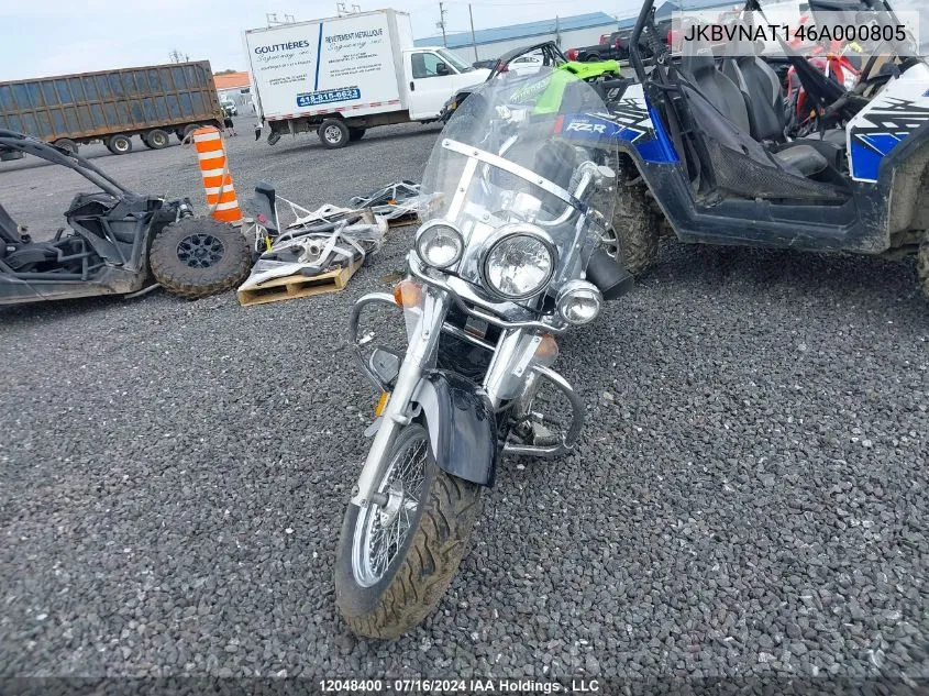 2006 Kawasaki Vn1500 T VIN: JKBVNAT146A000805 Lot: 12048400