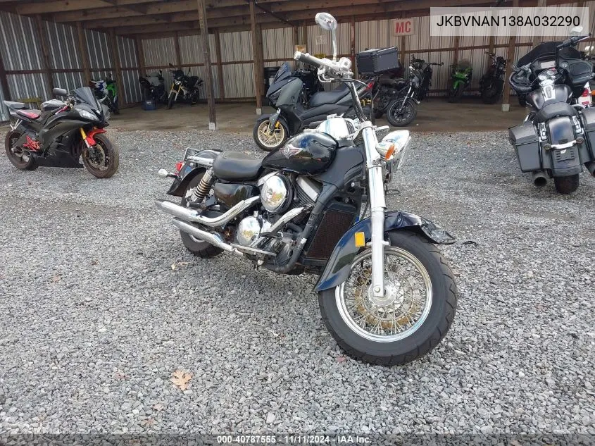 2008 Kawasaki Vn1500 N1 VIN: JKBVNAN138A032290 Lot: 40787555