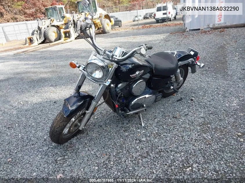 2008 Kawasaki Vn1500 N1 VIN: JKBVNAN138A032290 Lot: 40787555