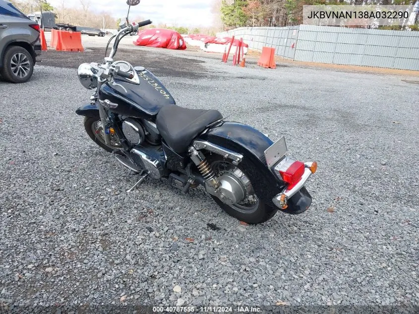 2008 Kawasaki Vn1500 N1 VIN: JKBVNAN138A032290 Lot: 40787555