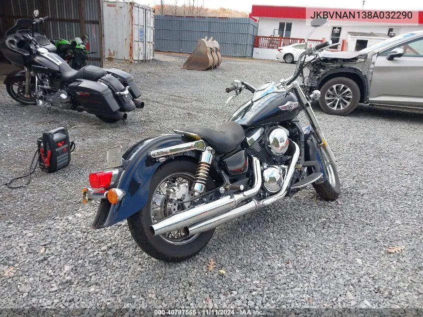 2008 Kawasaki Vn1500 N1 VIN: JKBVNAN138A032290 Lot: 40787555