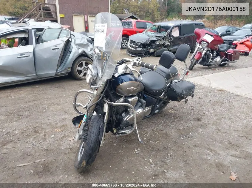 2006 Kawasaki Vn900 D VIN: JKAVN2D176A000158 Lot: 40669768