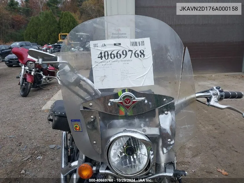 2006 Kawasaki Vn900 D VIN: JKAVN2D176A000158 Lot: 40669768