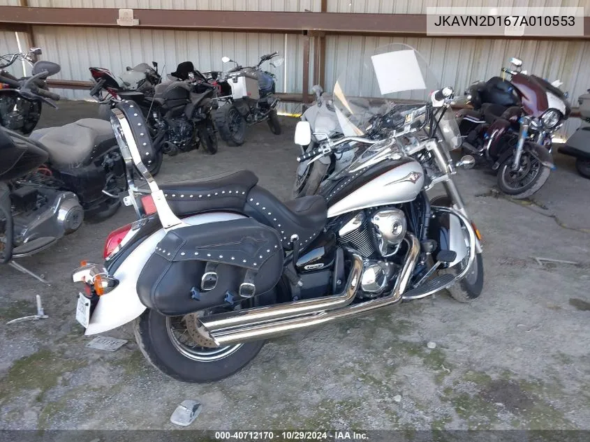 2007 Kawasaki Vn900 D VIN: JKAVN2D167A010553 Lot: 40712170