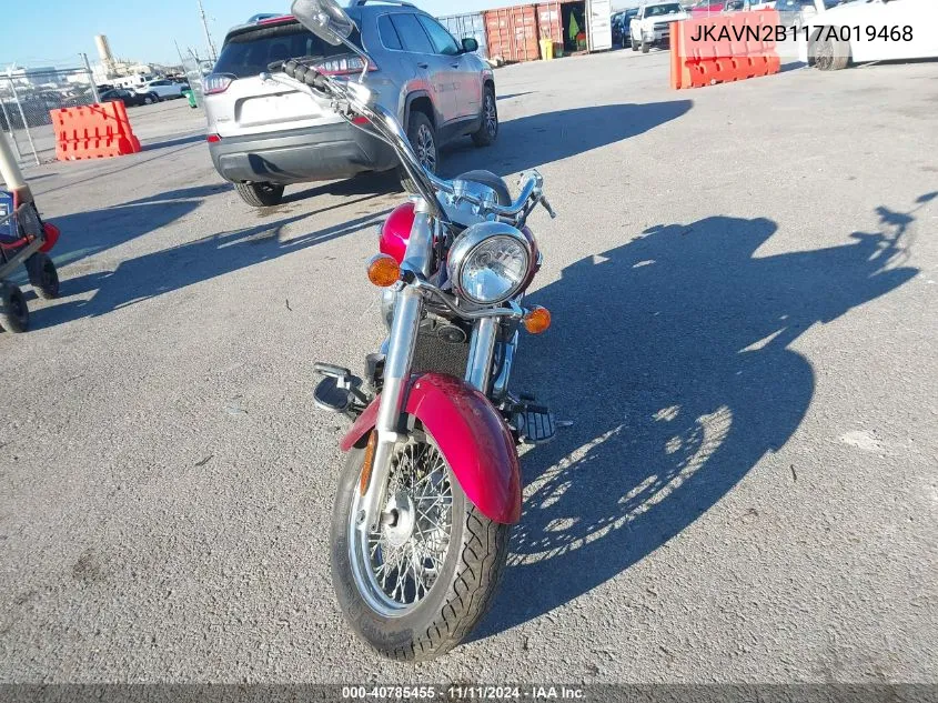 2007 Kawasaki Vn900 B VIN: JKAVN2B117A019468 Lot: 40785455