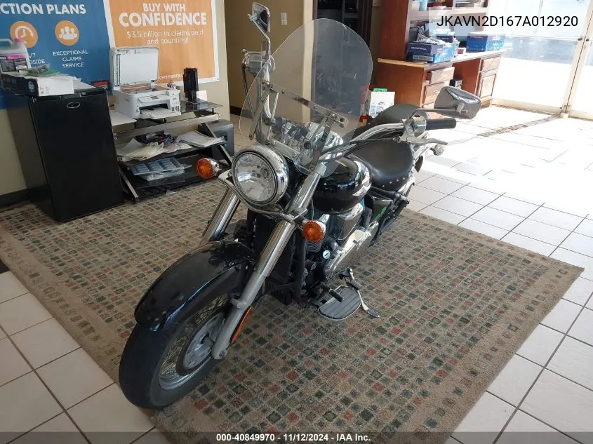 2007 Kawasaki Vn900 D VIN: JKAVN2D167A012920 Lot: 40849970