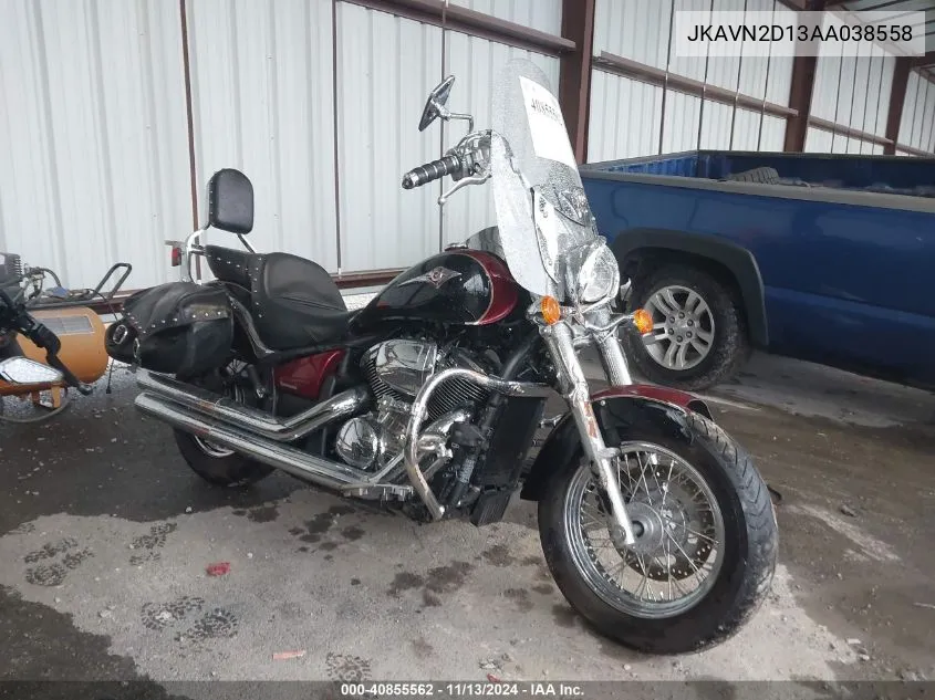 2010 Kawasaki Vn900 D VIN: JKAVN2D13AA038558 Lot: 40855562