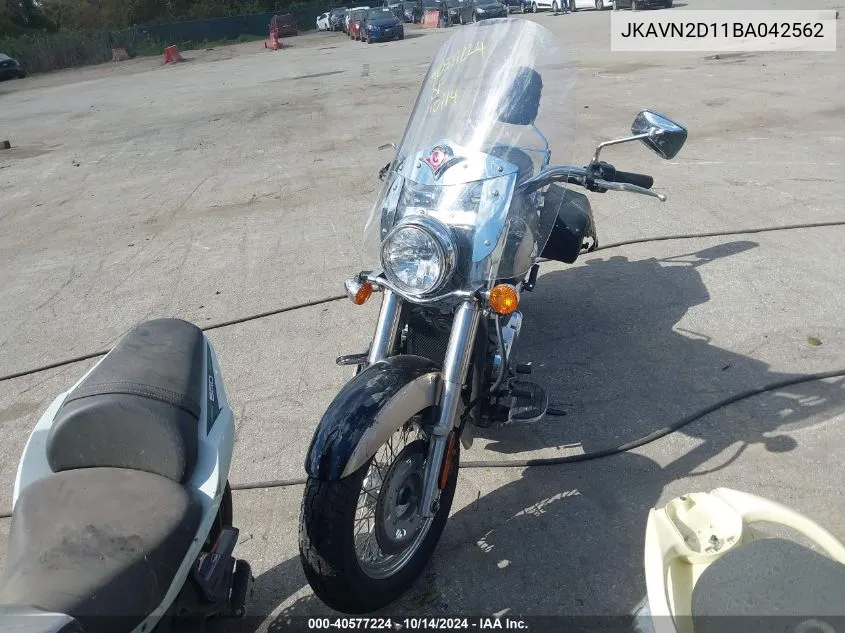 2011 Kawasaki Vn900 D VIN: JKAVN2D11BA042562 Lot: 40577224