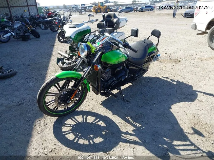 2018 Kawasaki Vn900 C VIN: JKAVN2C10JA070272 Lot: 40671811