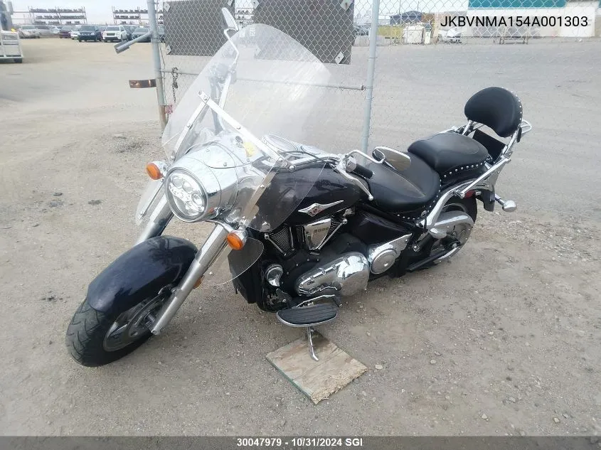 2004 Kawasaki Vulcan 2000 VIN: JKBVNMA154A001303 Lot: 30047979