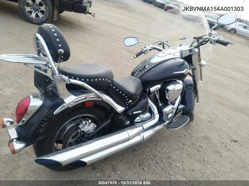 2004 Kawasaki Vulcan 2000 VIN: JKBVNMA154A001303 Lot: 30047979