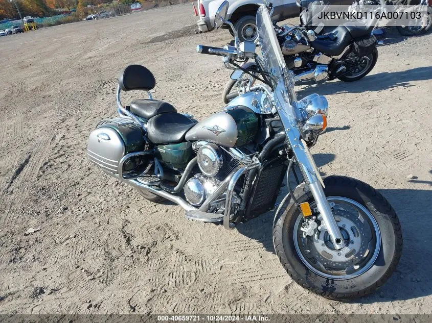 2006 Kawasaki Vn1600 D6F VIN: JKBVNKD116A007103 Lot: 40659721