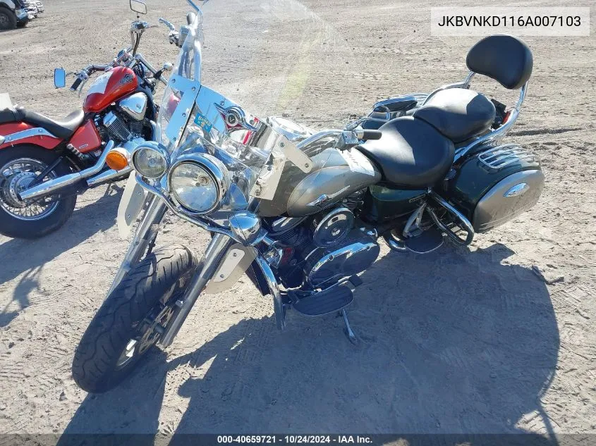 2006 Kawasaki Vn1600 D6F VIN: JKBVNKD116A007103 Lot: 40659721