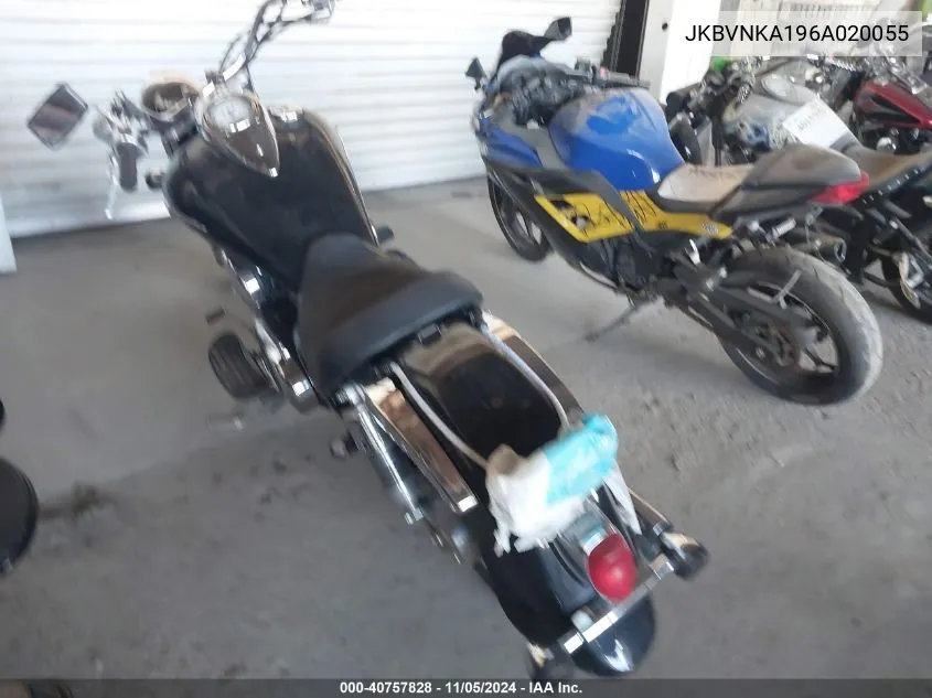 2006 Kawasaki Vn1600 A1 VIN: JKBVNKA196A020055 Lot: 40757828