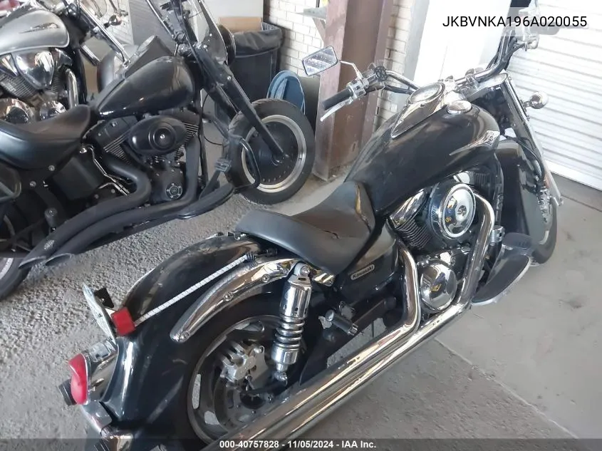 2006 Kawasaki Vn1600 A1 VIN: JKBVNKA196A020055 Lot: 40757828