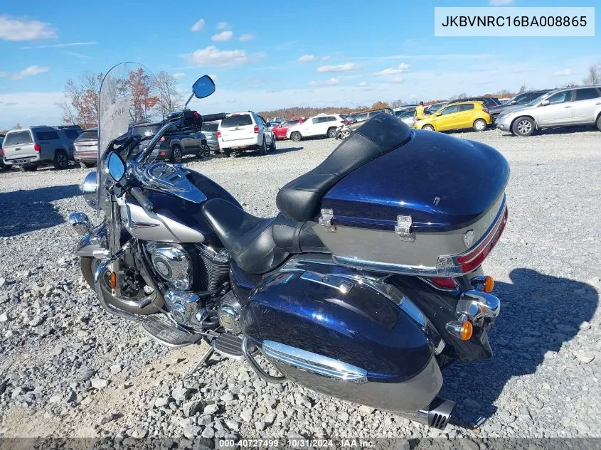 2011 Kawasaki Vn1700 C VIN: JKBVNRC16BA008865 Lot: 40727499