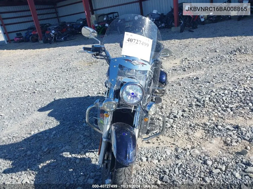 2011 Kawasaki Vn1700 C VIN: JKBVNRC16BA008865 Lot: 40727499