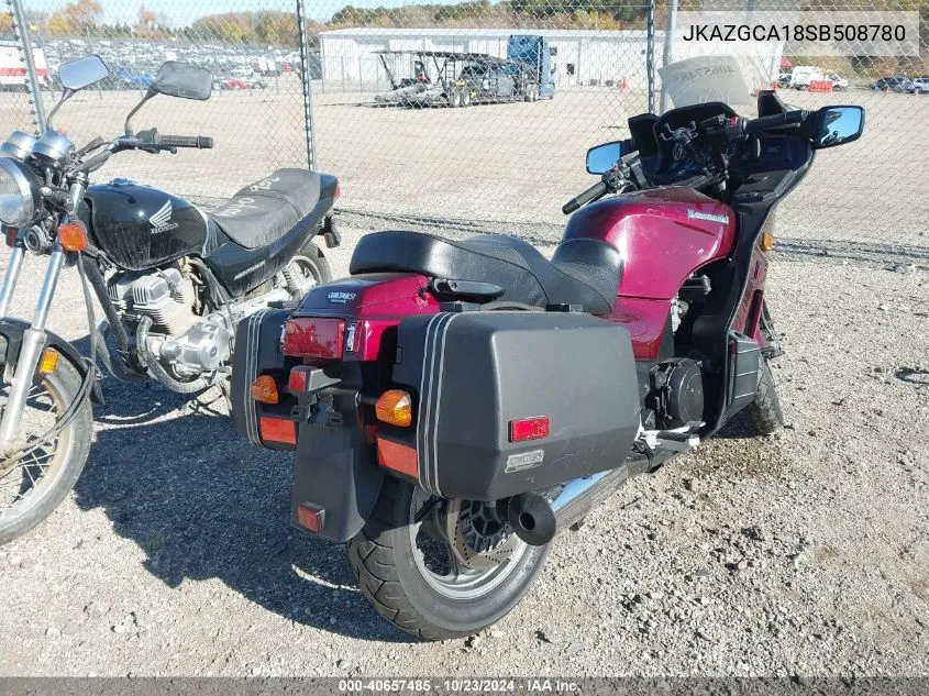 1995 Kawasaki Zg1000 VIN: JKAZGCA18SB508780 Lot: 40657485