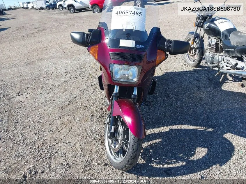 1995 Kawasaki Zg1000 VIN: JKAZGCA18SB508780 Lot: 40657485