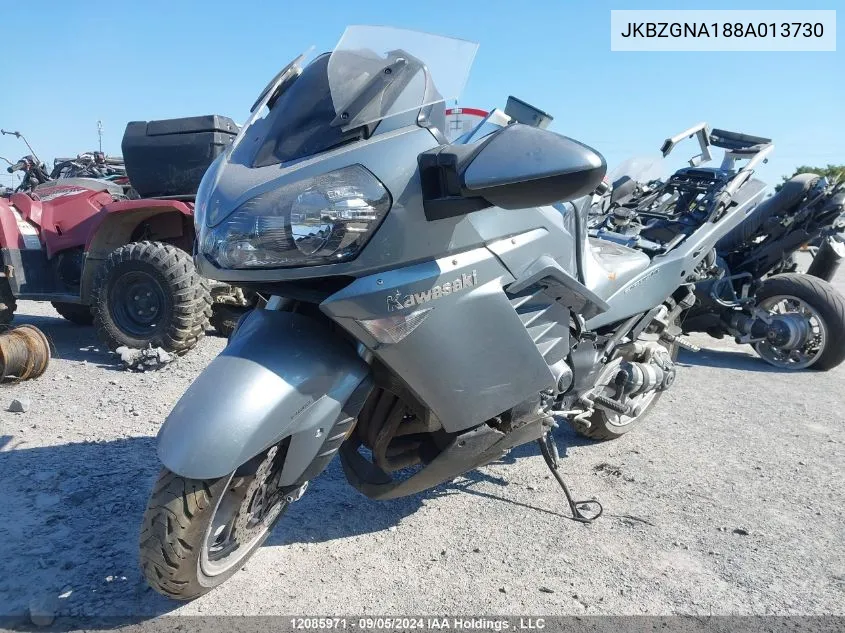 2008 Kawasaki Zg1400 A VIN: JKBZGNA188A013730 Lot: 12085971