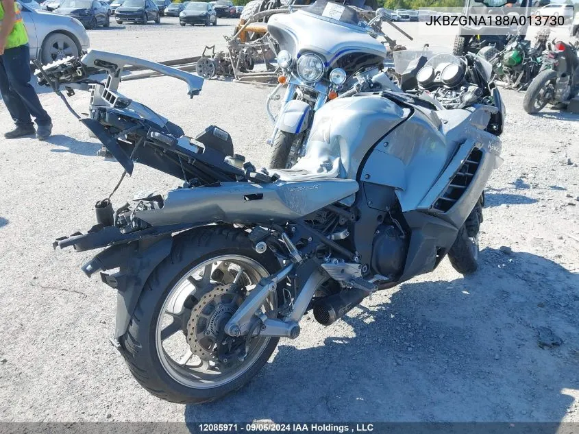 2008 Kawasaki Zg1400 A VIN: JKBZGNA188A013730 Lot: 12085971