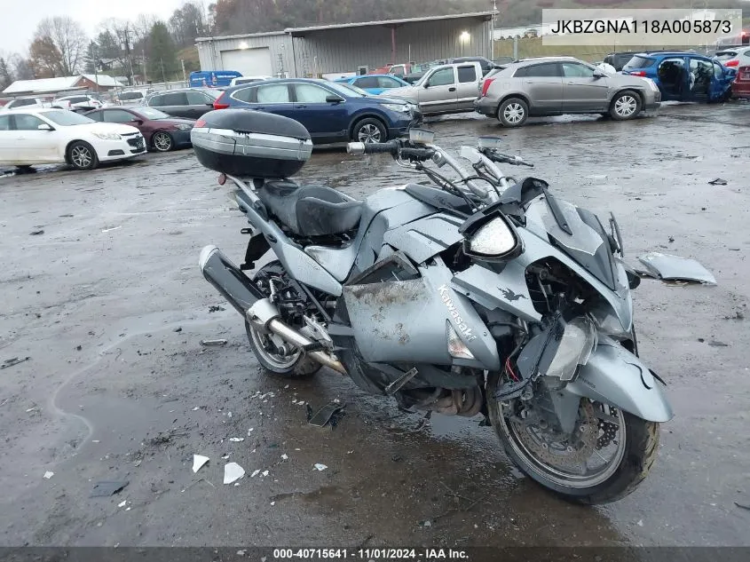 2008 Kawasaki Zg1400 A VIN: JKBZGNA118A005873 Lot: 40715641