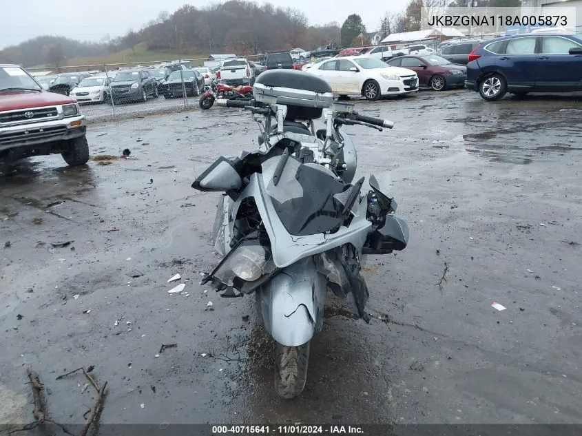 2008 Kawasaki Zg1400 A VIN: JKBZGNA118A005873 Lot: 40715641