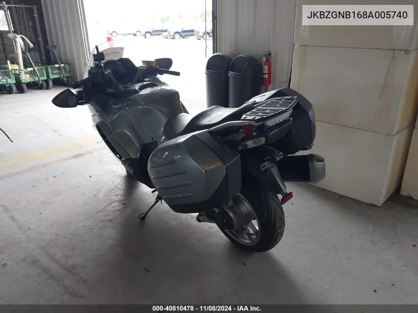 2008 Kawasaki Zg1400 B VIN: JKBZGNB168A005740 Lot: 40810478