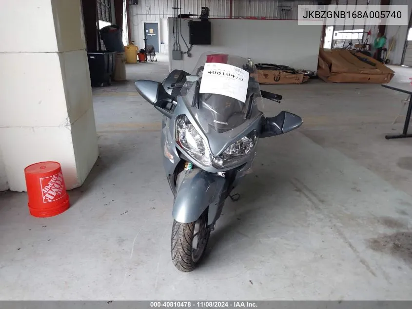 2008 Kawasaki Zg1400 B VIN: JKBZGNB168A005740 Lot: 40810478