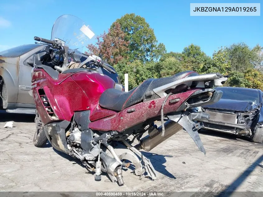 JKBZGNA129A019265 2009 Kawasaki Zg1400 A