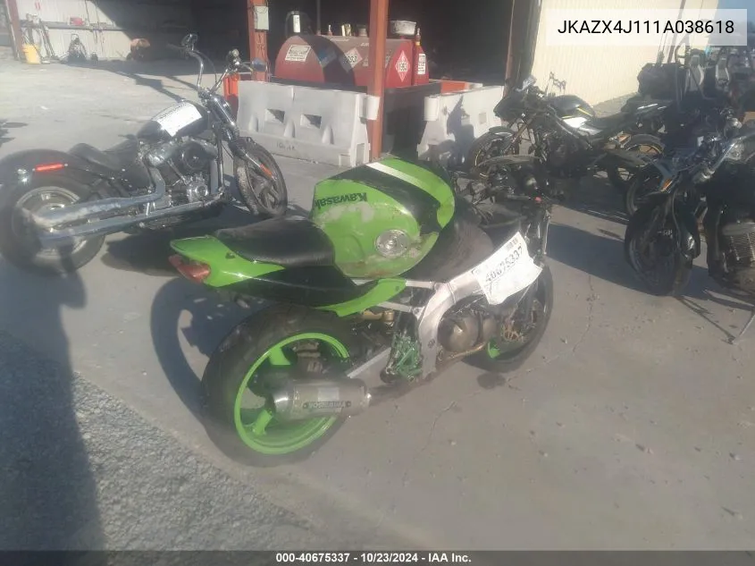 JKAZX4J111A038618 2001 Kawasaki Zx600 J1