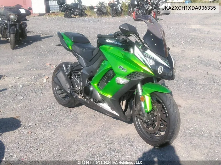 2013 Kawasaki Zx1000 H VIN: JKAZXCH1XDA006335 Lot: 12112961