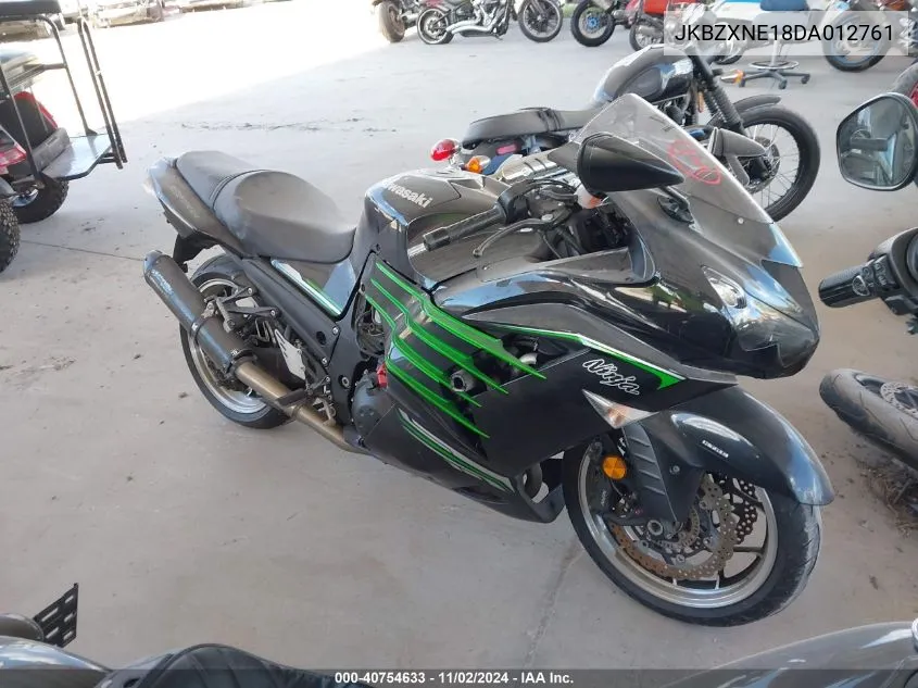 2013 Kawasaki Zx1400 E VIN: JKBZXNE18DA012761 Lot: 40754633