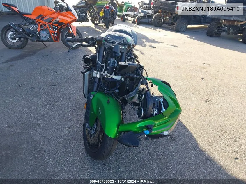 2018 Kawasaki Zx1400 J VIN: JKBZXNJ18JA005410 Lot: 40730323