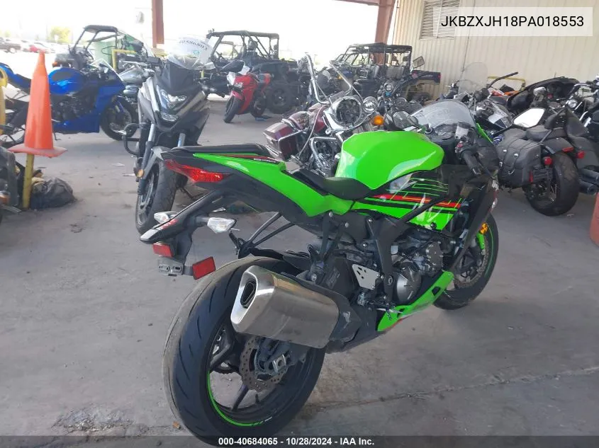 JKBZXJH18PA018553 2023 Kawasaki Zx636 K