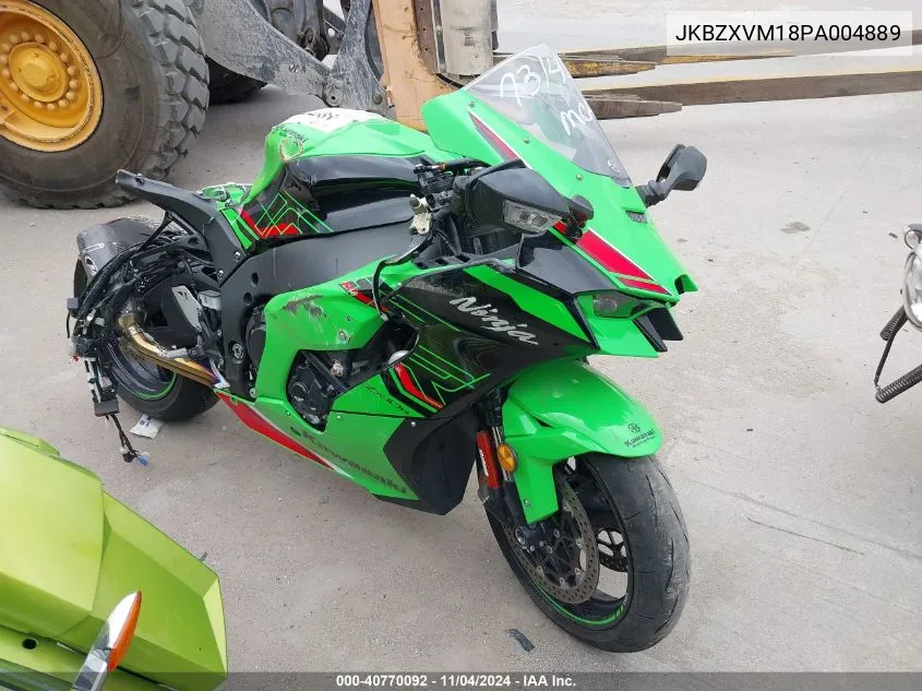 2023 Kawasaki Zx1002 M VIN: JKBZXVM18PA004889 Lot: 40770092