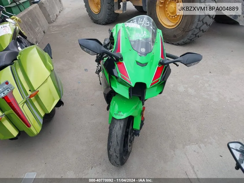 2023 Kawasaki Zx1002 M VIN: JKBZXVM18PA004889 Lot: 40770092