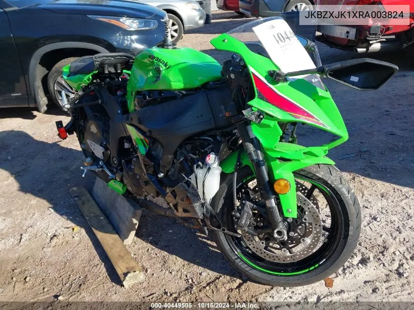 JKBZXJK1XRA003824 2024 Kawasaki Zx636 K