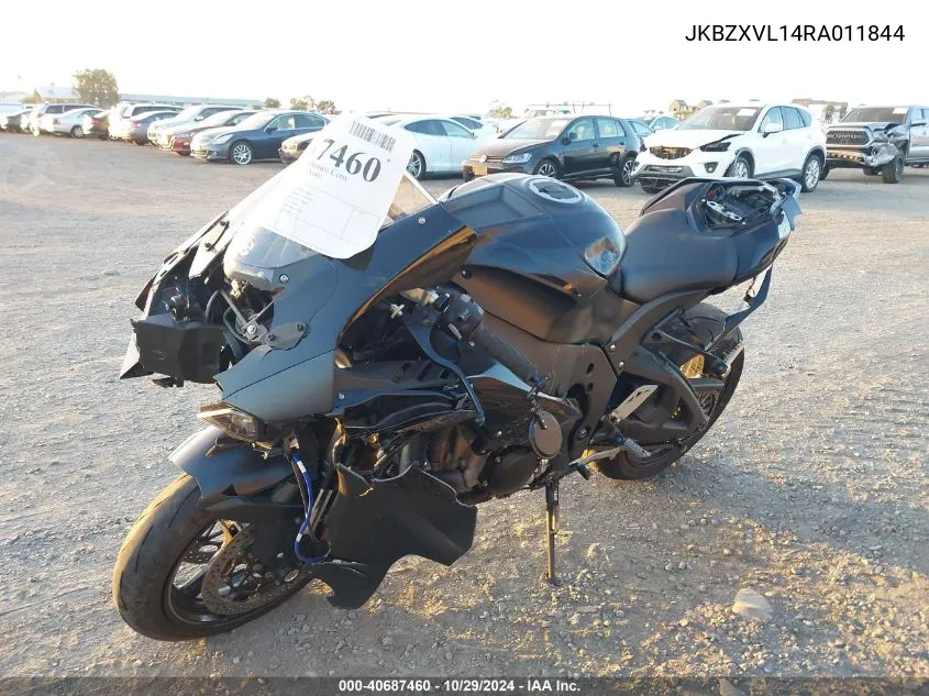 2024 Kawasaki Zx1002 L VIN: JKBZXVL14RA011844 Lot: 40687460