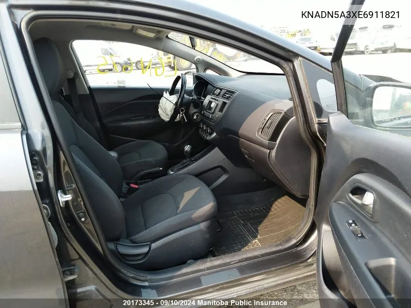 KNADN5A3XE6911821 2014 Kia Rio5 Ex