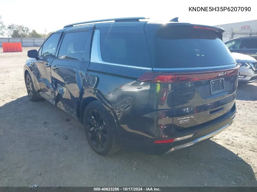 2023 Kia Carnival Mpv Sx VIN: KNDNE5H35P6207090 Lot: 40623256