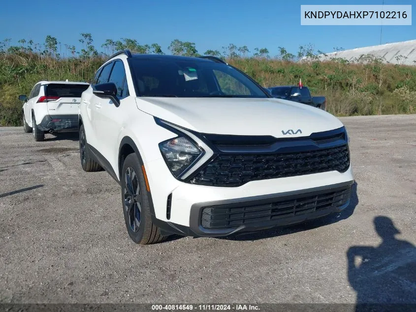 2023 Kia Sportage Plug-In Hybrid X-Line VIN: KNDPYDAHXP7102216 Lot: 40814549