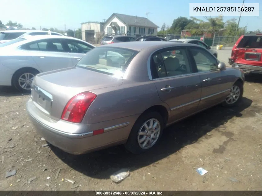 KNALD125785156287 2008 Kia Amanti