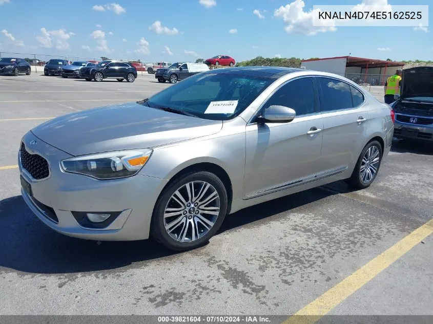 2014 Kia Cadenza Premium VIN: KNALN4D74E5162525 Lot: 39821604