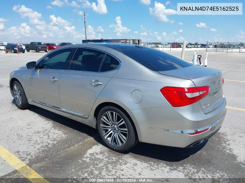 2014 Kia Cadenza Premium VIN: KNALN4D74E5162525 Lot: 39821604