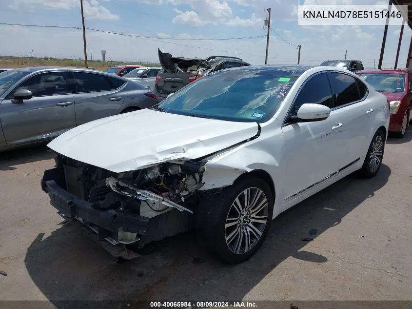 2014 Kia Cadenza Premium VIN: KNALN4D78E5151446 Lot: 40065984