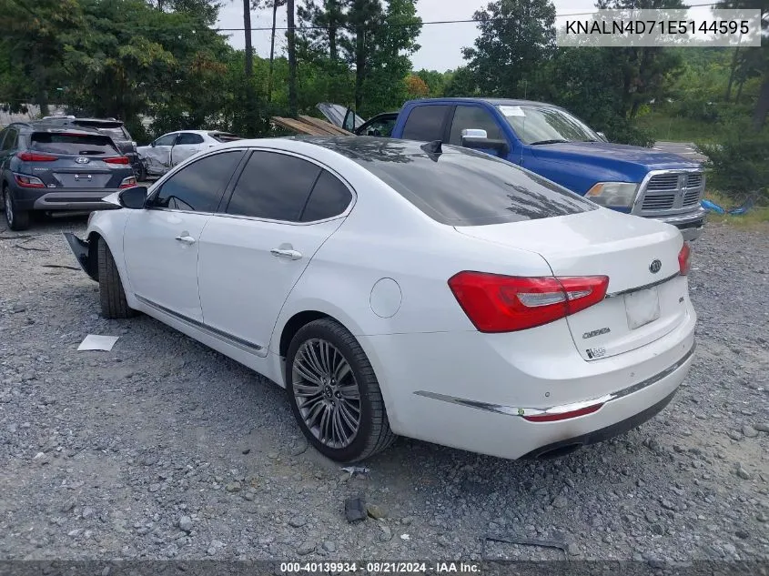 2014 Kia Cadenza Premium/Limited VIN: KNALN4D71E5144595 Lot: 40139934